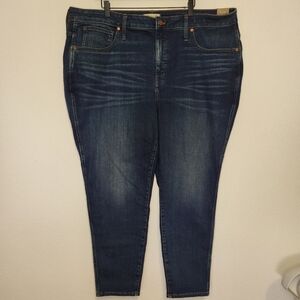 NWT Madewell Curvy High-Rise Skinny Wide Jeans size 26W